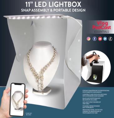 VivitarĀ® 11" LED Foldable Lightbox 1 VivitarĀ® 11" LED Foldable Lightbox 1