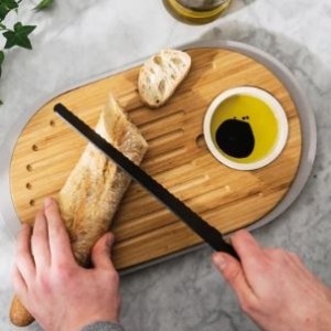 BergHoff® Leo 2-Sided Tapas Cutting Board w/Tray 1 BergHoff® Leo 2-Sided Tapas Cutting Board w/Tray 1