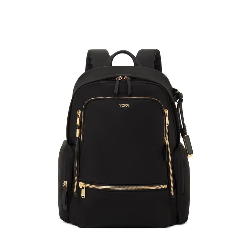 Tumi Voyageur Celina Backpack- Black/Gold 2 Tumi Voyageur Celina Backpack- Black/Gold 2