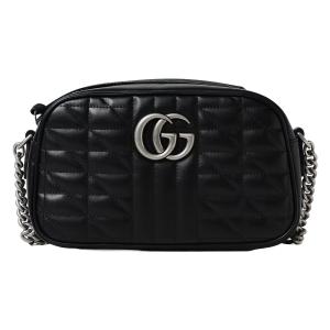 Gucci Gg Marmont Small Black Shoulder Bag 2 Gucci Gg Marmont Small Black Shoulder Bag 2