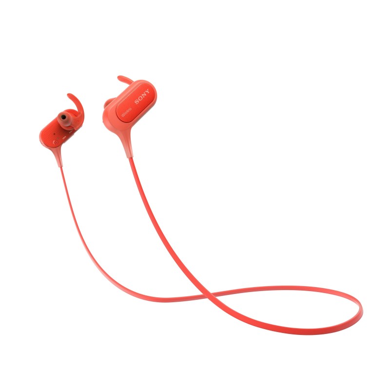 Sony® EXTRA BASS™ Wireless Sports In-Ear Headphones (Red) 1 Sony® EXTRA BASS™ Wireless Sports In-Ear Headphones (Red) 1