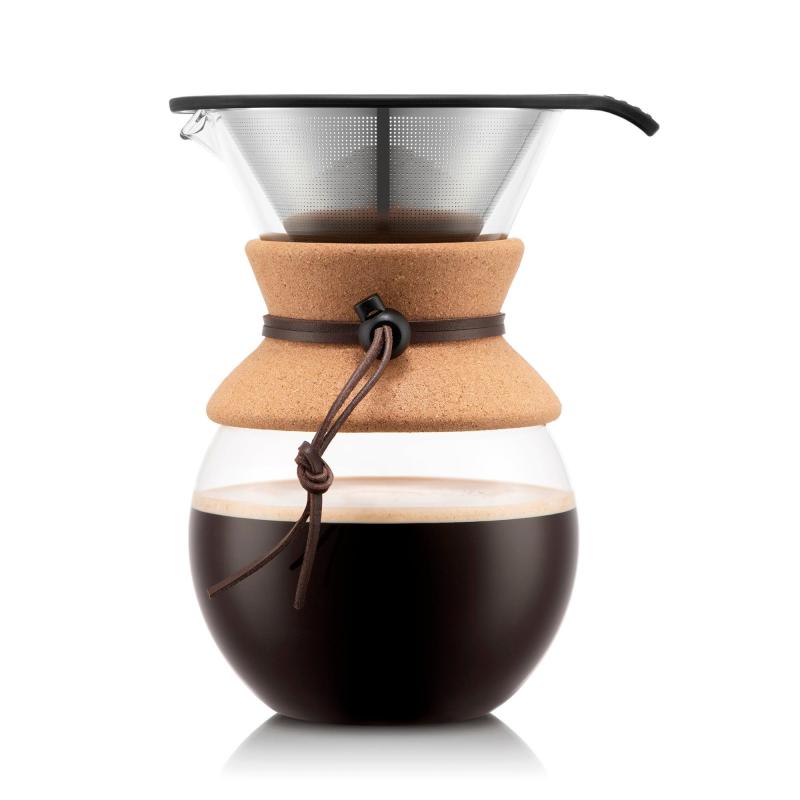 Bodum 34Oz Pour Over Coffeemaker W/ Permanent Filter 2 Bodum 34Oz Pour Over Coffeemaker W/ Permanent Filter 2