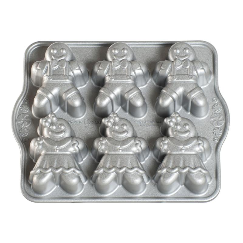 Nordic Ware Gingerbread Kids Cakelet Pan 2 Nordic Ware Gingerbread Kids Cakelet Pan 2