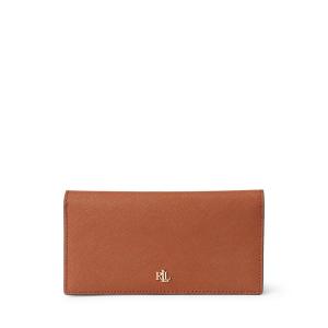 Ralph Lauren Crosshatch Leather-Slim Wallet - Lauren Tan 2 Ralph Lauren Crosshatch Leather-Slim Wallet - Lauren Tan 2