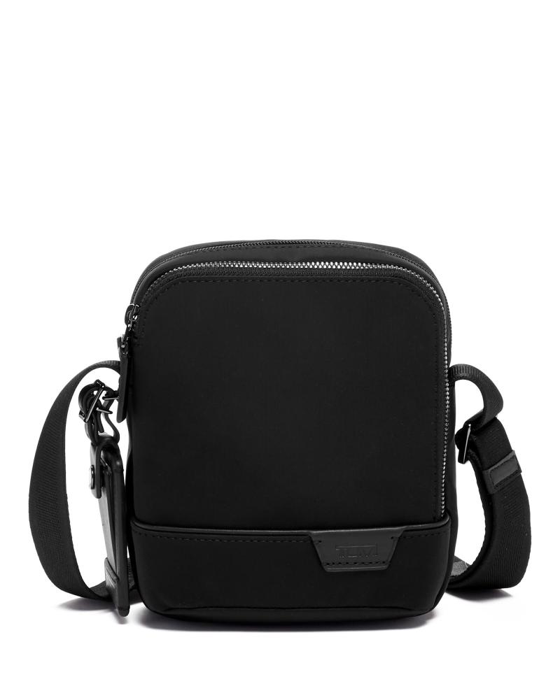 Tumi Harrison Nicols Small Crossbody Bag- Black 2 Tumi Harrison Nicols Small Crossbody Bag- Black 2