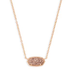 Kendra Scott Elisa Necklace - Rose Gold Drusy 2 Kendra Scott Elisa Necklace - Rose Gold Drusy 2