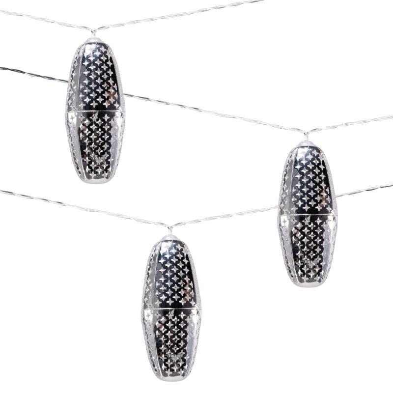 Allsop Home & Garden Marrakesh Silver Metallic String Light 2 Allsop Home & Garden Marrakesh Silver Metallic String Light 2