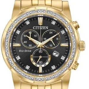 Citizen® Men%27s Corso Eco-Drive® Gold Watch w/Black Dial 1 Citizen® Men%27s Corso Eco-Drive® Gold Watch w/Black Dial 1