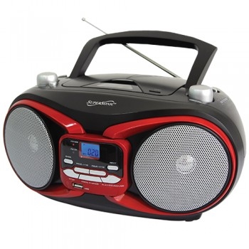 SuperSonic Portable MP3/CD Player with USB/AUX Inputs & AM/FM Radio 1 SuperSonic Portable MP3/CD Player with USB/AUX Inputs & AM/FM Radio 1