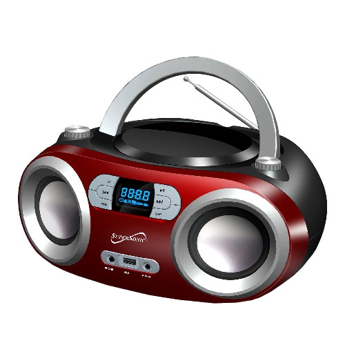 SuperSonic Bluetooth Portable MP3/CD Player /USB/AUX Inputs & AM/FM Radio 1 SuperSonic Bluetooth Portable MP3/CD Player /USB/AUX Inputs & AM/FM Radio 1