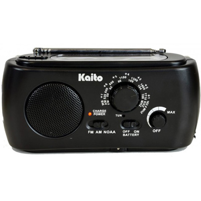 Kaito Portable AM/FM NOAA=Radio with Cell Phone Charger and Flashlight 1 Kaito Portable AM/FM NOAA=Radio with Cell Phone Charger and Flashlight 1