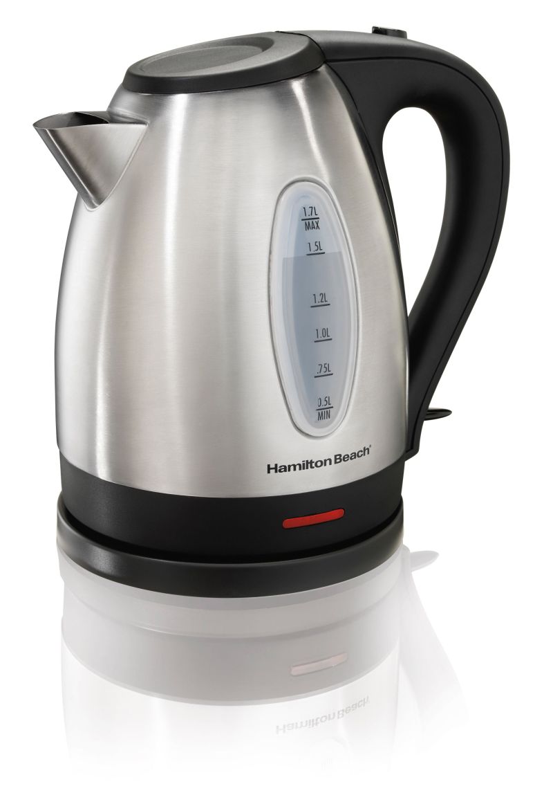 Hamilton Beach® Silver 1.7 L Electric Kettle 2 Hamilton Beach® Silver 1.7 L Electric Kettle 2