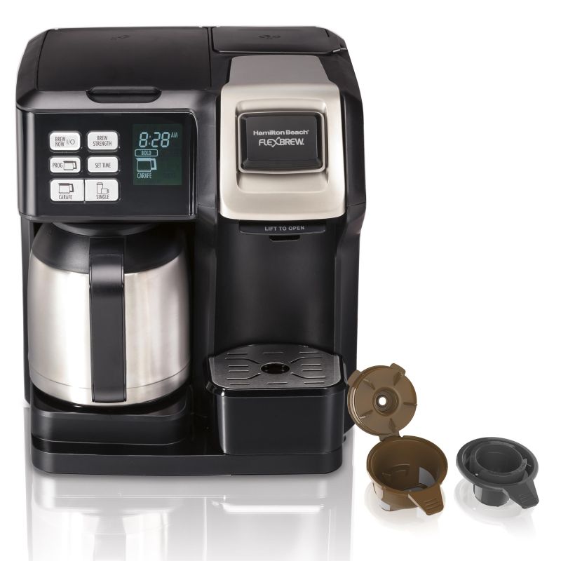 Hamilton Beach® FlexBrew® 2-Way Coffee Maker w/Thermal Carafe 2 Hamilton Beach® FlexBrew® 2-Way Coffee Maker w/Thermal Carafe 2