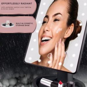 Vivitar® Hollywood by Vicitar Lighted LED Black Vanity Mirror 1 Vivitar® Hollywood by Vicitar Lighted LED Black Vanity Mirror 1