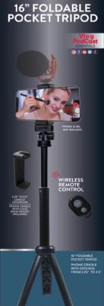 VivitarĀ® 16" Foldable Pocket Tripod 1 VivitarĀ® 16" Foldable Pocket Tripod 1