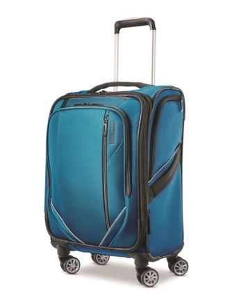 Samsonite® American Tourister® Zoom Turbo 20" Spinner Suitcase (Teal Blue) 2 Samsonite® American Tourister® Zoom Turbo 20" Spinner Suitcase (Teal Blue) 2