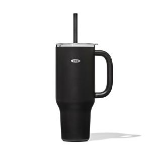 OXO Strive Xl 32Oz Tumbler W/ Handle Onyx 2 OXO Strive Xl 32Oz Tumbler W/ Handle Onyx 2