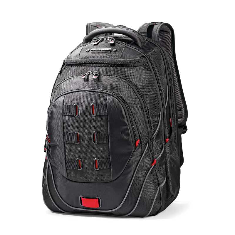 Samsonite® Tectonic 17" Pft Backpack - Black/Red 2 Samsonite® Tectonic 17" Pft Backpack - Black/Red 2