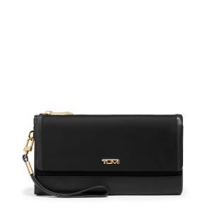 Tumi Voyageur Travel Wallet- Black/Gold 2 Tumi Voyageur Travel Wallet- Black/Gold 2