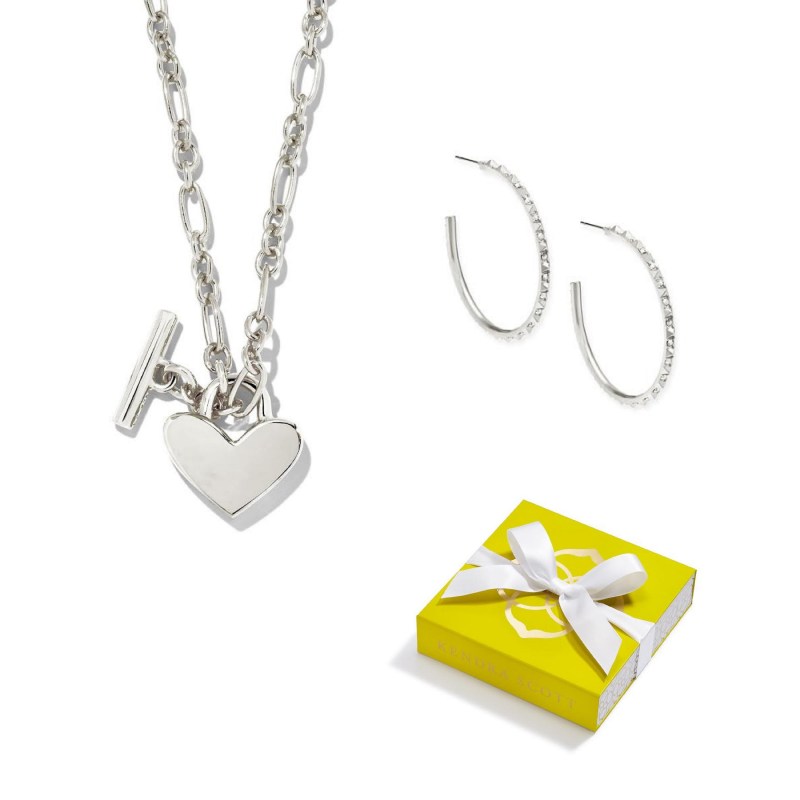 Kendra Scott Heart Padlock And Veronica Earrings Set 2 Kendra Scott Heart Padlock And Veronica Earrings Set 2