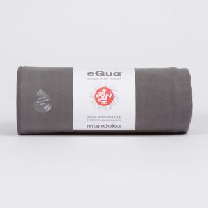 Manduka Equa Yoga Towel - Thunder Gray 2 Manduka Equa Yoga Towel - Thunder Gray 2