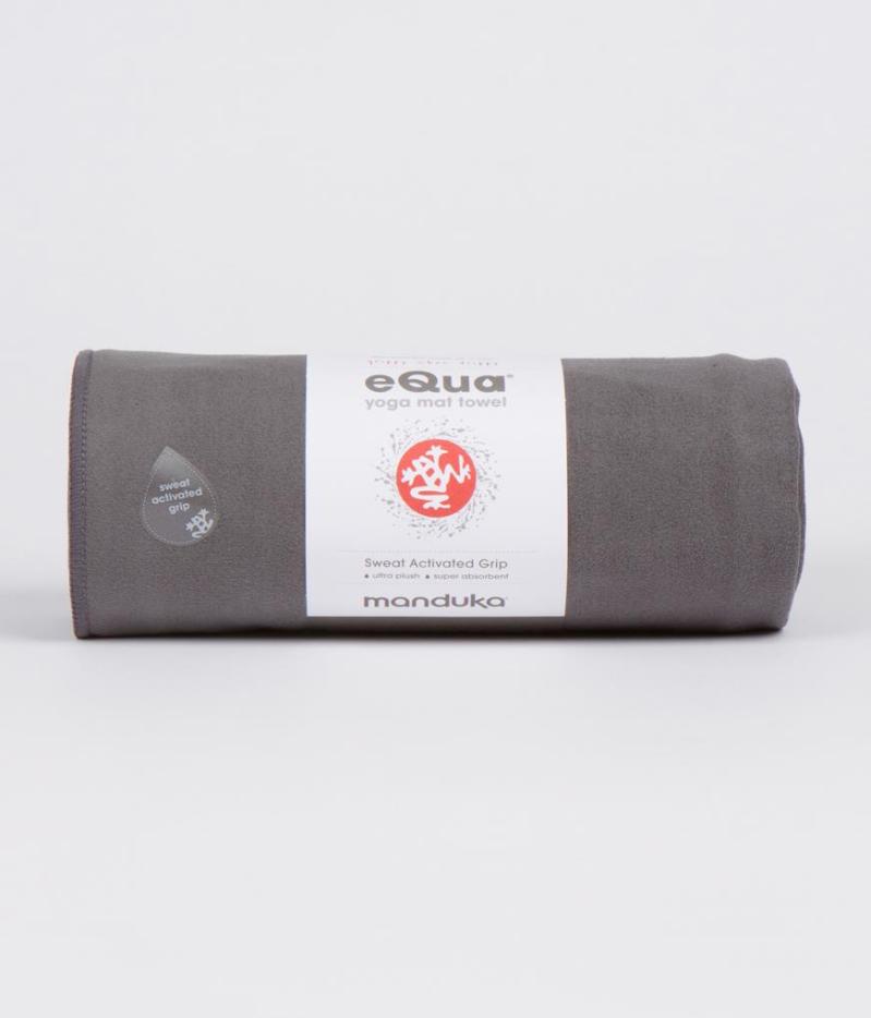 Manduka Equa Yoga Towel - Thunder Gray 2 Manduka Equa Yoga Towel - Thunder Gray 2