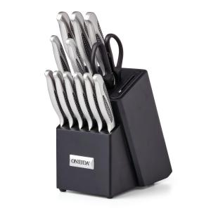 Oneida 14 Piece Cutlery Block Set w/Built-In Sharpener 2 Oneida 14 Piece Cutlery Block Set w/Built-In Sharpener 2