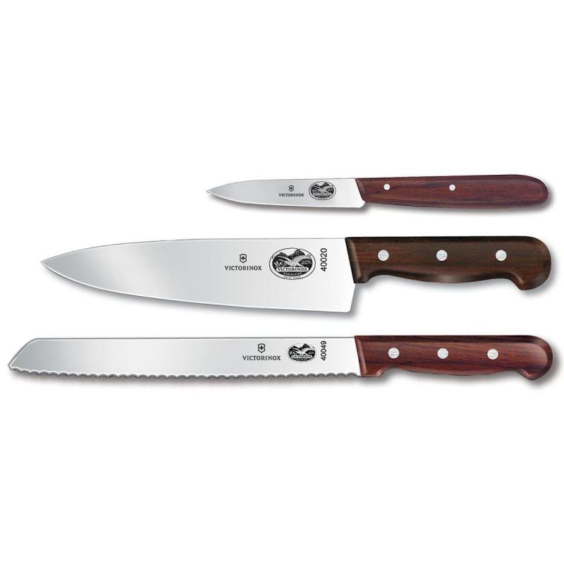 Victorinox Swiss Army Corporate Gifts Cutlery 3-Pc Wood Set 2 Victorinox Swiss Army Corporate Gifts Cutlery 3-Pc Wood Set 2