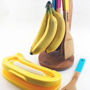 BergHoff Cooknco Bamboo Banana Hanger And Cutter Set 2 BergHoff Cooknco Bamboo Banana Hanger And Cutter Set 2