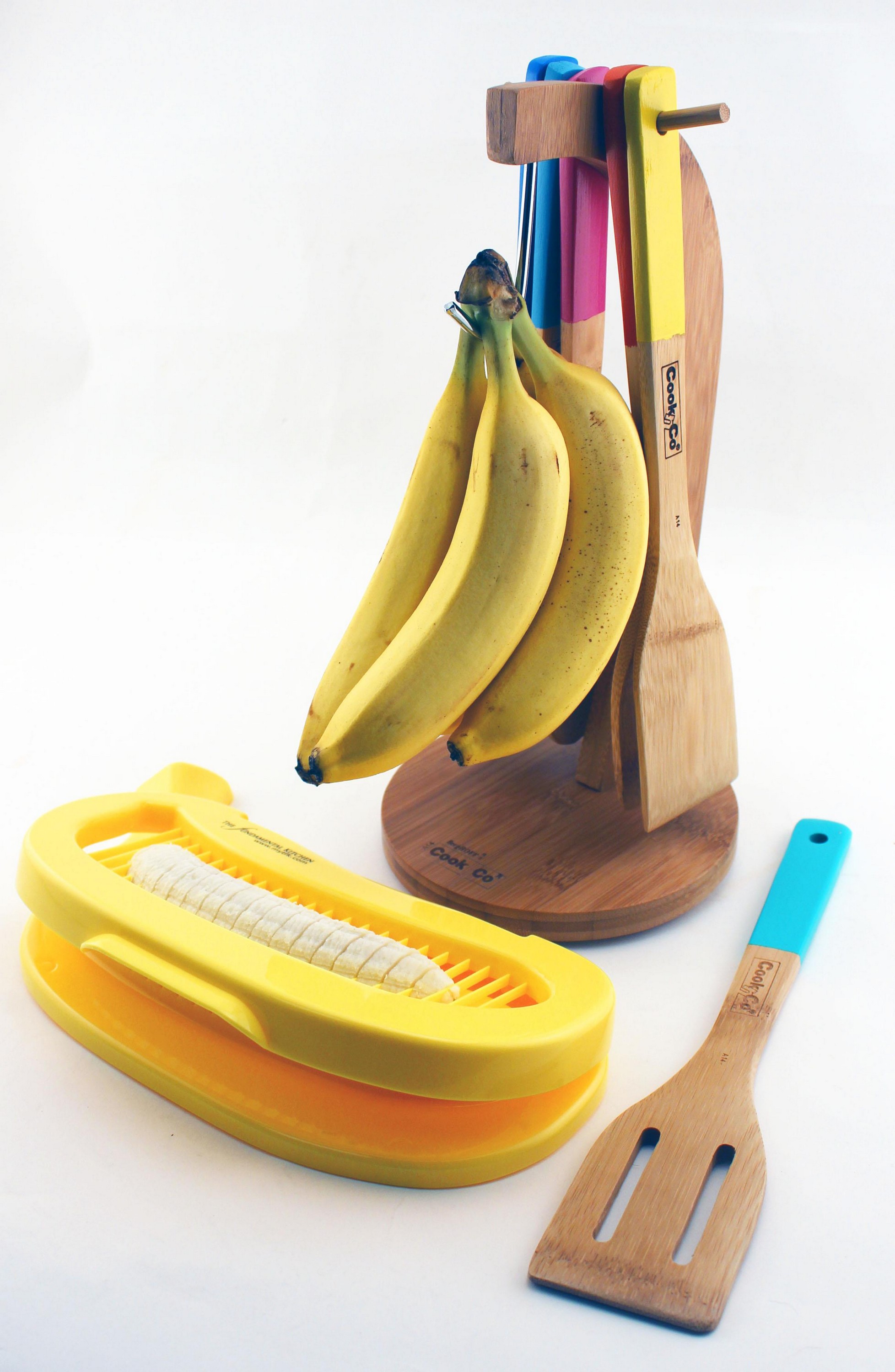 BergHoff Cooknco Bamboo Banana Hanger And Cutter Set 2