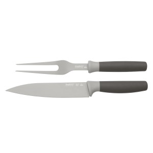 BergHoff Leo 2Pc Carving Set, Gray 2 BergHoff Leo 2Pc Carving Set, Gray 2
