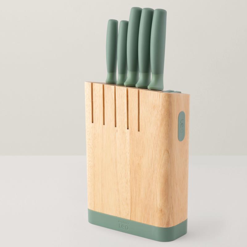 BergHoff Leo Forest 6Pc Knife Block Set, Sage 2 BergHoff Leo Forest 6Pc Knife Block Set, Sage 2
