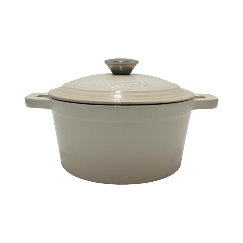 BergHoff® Neo 3Qt Cast Iron Cov Dutch Oven Meringue 2 BergHoff® Neo 3Qt Cast Iron Cov Dutch Oven Meringue 2