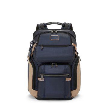 Tumi Alpha Bravo Nomadic Backpack- Midnight Navy/Khaki 2 Tumi Alpha Bravo Nomadic Backpack- Midnight Navy/Khaki 2
