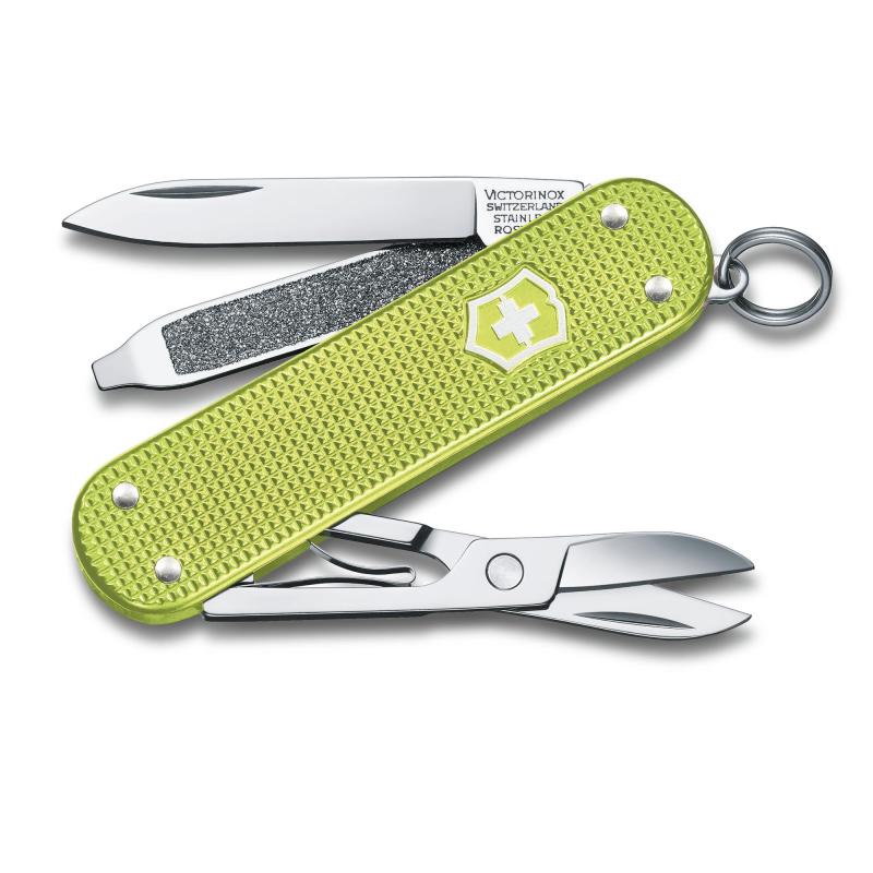 Victorinox Swiss Army Corporate Gifts Knife Classic Sd Alox Classic Colors - Lime Twist Green 2 Victorinox Swiss Army Corporate Gifts Knife Classic Sd Alox Classic Colors - Lime Twist Green 2
