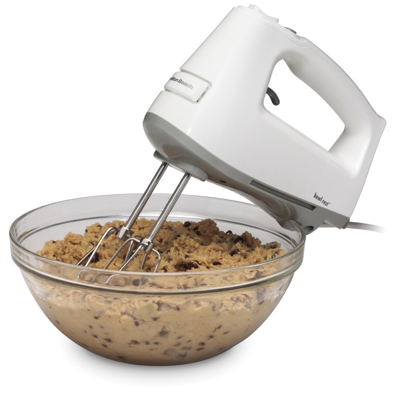 Hamilton Beach Hand Mixer, Dc Motor, Slow Start™ Technology, 3 Speeds - White 2 Hamilton Beach Hand Mixer, Dc Motor, Slow Start™ Technology, 3 Speeds - White 2