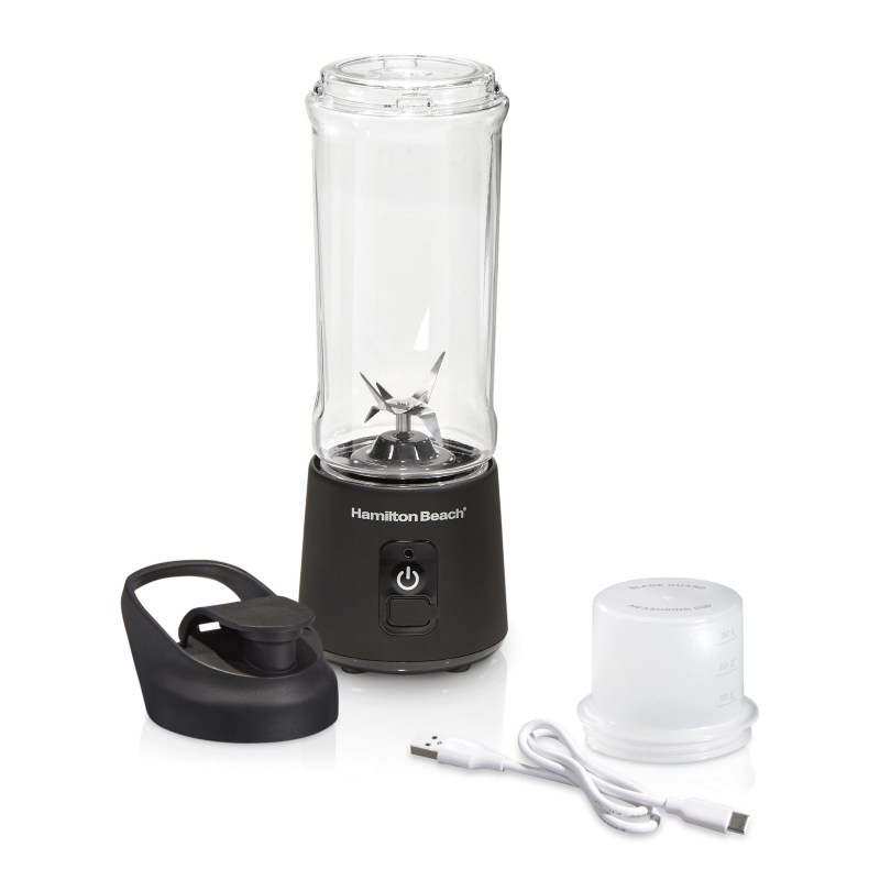 Hamilton Beach Blend Now Portable Cordless Blender, Usb Rechargeable, 16 Oz. Jar With Travel Lid, Bl 2 Hamilton Beach Blend Now Portable Cordless Blender, Usb Rechargeable, 16 Oz. Jar With Travel Lid, Bl 2