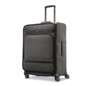 Hartmann Herringbone Deluxe Medium Journey Expandable Spinner Luggage - Black Herringbone 2 Hartmann Herringbone Deluxe Medium Journey Expandable Spinner Luggage - Black Herringbone 2