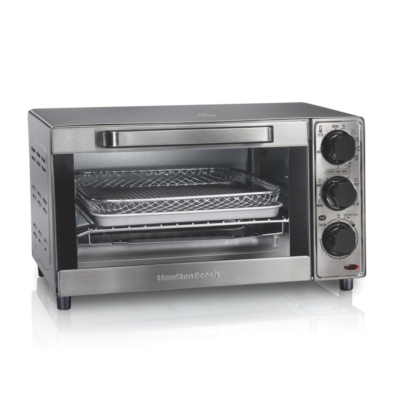 Hamilton Beach® Sure-Crisp Air Fryer Toaster Oven 4 Slice Capacity Stainless Steel Exterior 2 Hamilton Beach® Sure-Crisp Air Fryer Toaster Oven 4 Slice Capacity Stainless Steel Exterior 2