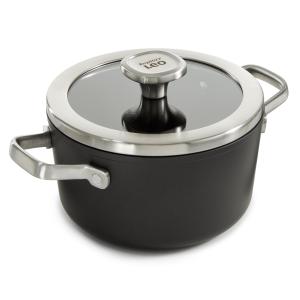 BergHoff Leo Graphite 8" Recycled Aluminum Ceramic Ns 3.3Qt Cov Saucepan 2 BergHoff Leo Graphite 8" Recycled Aluminum Ceramic Ns 3.3Qt Cov Saucepan 2