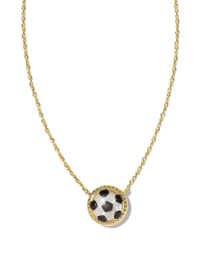 Kendra Scott Soccer Short Pendant Necklace - Gold 2 Kendra Scott Soccer Short Pendant Necklace - Gold 2