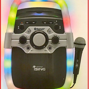 Vivitar® iSing Bluetooth® Karaoke Machine w/Mic & Flashing Lights 1 Vivitar® iSing Bluetooth® Karaoke Machine w/Mic & Flashing Lights 1