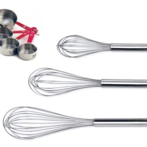 BergHoff® 7 Piece Bake Set: 3 Piece Whisk Set & 4 Piece Measuring Cup Set 1 BergHoff® 7 Piece Bake Set: 3 Piece Whisk Set & 4 Piece Measuring Cup Set 1