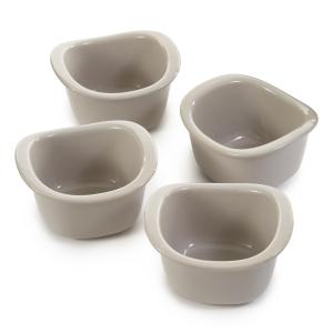 BergHoff Leo Balance Stonware E 4Pc Ramekin Set 3.5", 10Oz., Moonmist 2 BergHoff Leo Balance Stonware E 4Pc Ramekin Set 3.5", 10Oz., Moonmist 2
