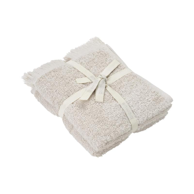 Blomus Frino 2 Fringed Organic Cotton Terry Guest Hand Towel Set 2 Blomus Frino 2 Fringed Organic Cotton Terry Guest Hand Towel Set 2