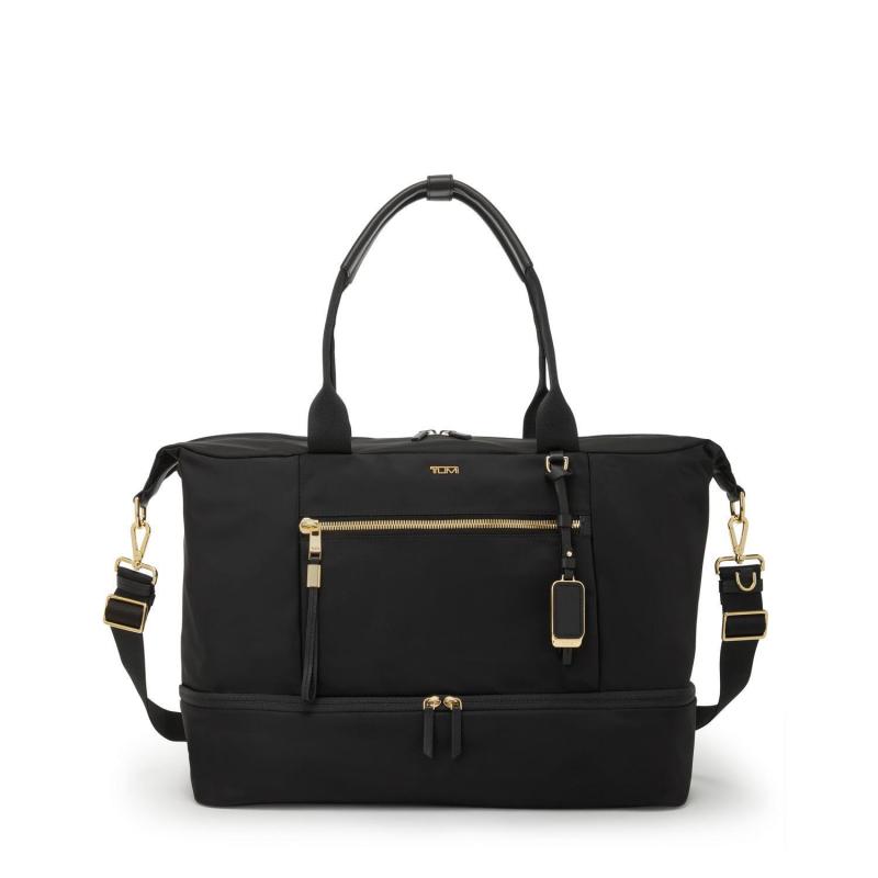 Tumi Voyageur Contine Weekender Bag - Black/Gold 2 Tumi Voyageur Contine Weekender Bag - Black/Gold 2