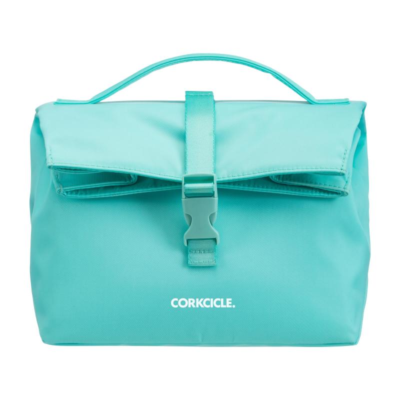 Corkcicle Nona Roll Top Lunchbox - Turquoise 2 Corkcicle Nona Roll Top Lunchbox - Turquoise 2