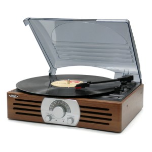 Jensen® 3-Speed Stereo Turntable with AM/FM Stereo Radio 1 Jensen® 3-Speed Stereo Turntable with AM/FM Stereo Radio 1