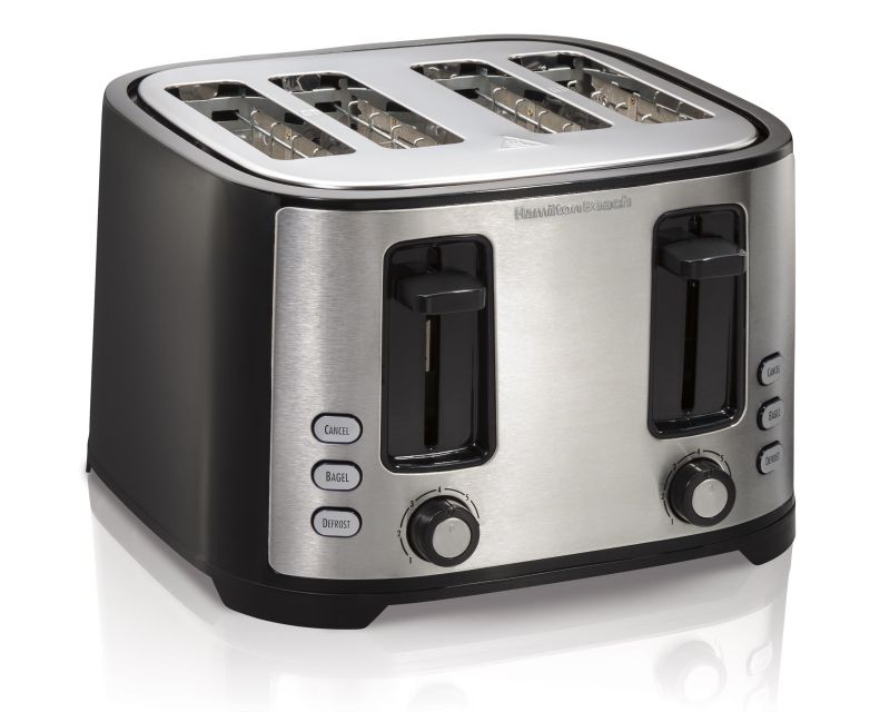 Hamilton Beach® Extra Wide Slot 4-Slice Toaster w/Stainless Steel 2 Hamilton Beach® Extra Wide Slot 4-Slice Toaster w/Stainless Steel 2