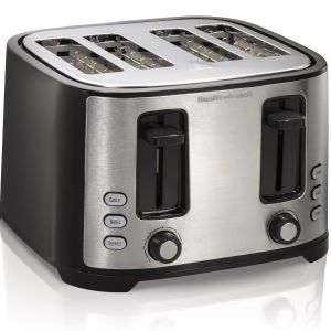 Hamilton Beach® Extra Wide Slot 4-Slice Toaster w/Stainless Steel 2 Hamilton Beach® Extra Wide Slot 4-Slice Toaster w/Stainless Steel 2